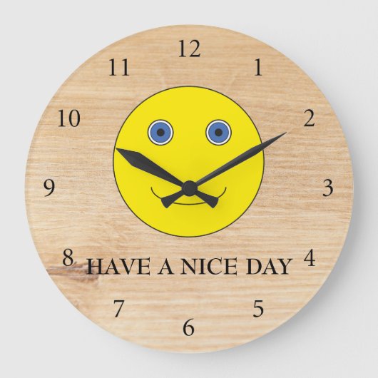 Have a nice day ラージ壁時計 (正面)