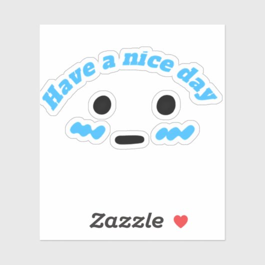 Have a Nice Day Cute Sticker シール (シート)