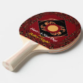 "Have a Nice Day" Energy Table Tennis Gear: Vibran 卓球ラケット (正面アングル)