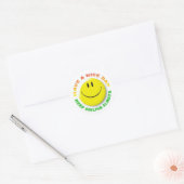 HAVE A NICE DAY, KEEP SMILING ALWAYS STICKER ラウンドシール (封筒)