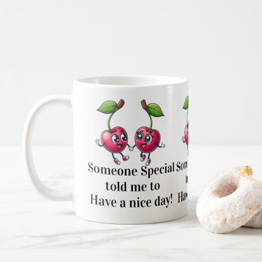 Have a Nice Day Mug! コーヒーマグカップ (ドーナツ)