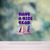 Have A nice Read アクリルサイン (ニュートラル)