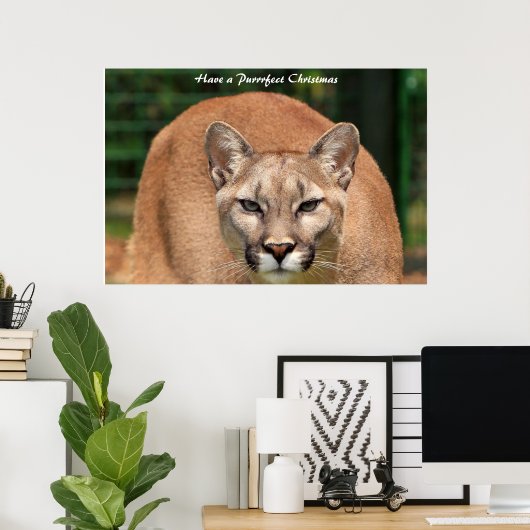 Have a Purrrfect Christmas ポスター (ホームオフィス)