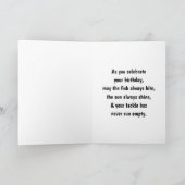 Have A Reel Good Birthday Card With Trout カード (内部)