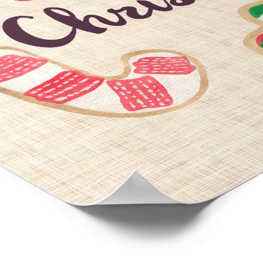 Have a Sweet Christmas Art Print ポスター (角)