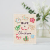 Have a Sweet Christmas Greeting Card ポストカード (スタンド正面)