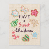 Have a Sweet Christmas Greeting Card ポストカード (正面)