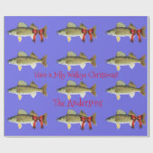 「Have a Walleye すてき Christmas」 Walleye Pike ラッピングペーパー (フラット)