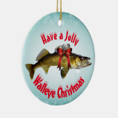 「Have a Walleye すてき Crismas」セラミックオーナメント セラミックオーナメント (右)