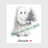 Have a Yule That's Ghoul Christmas Ghost Tree シール (シート)
