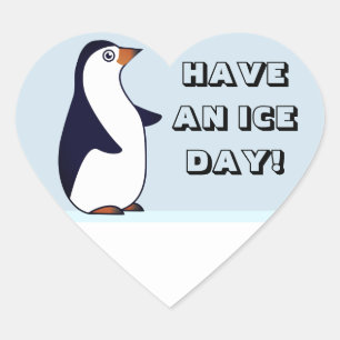 HaVe ACe DAy!ペンギン ハートシール