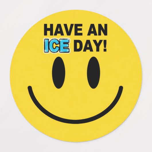 HAVE AN ICE DAY STICKERS  ラベル (デザイン1)