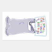 Have Badger - Will Travel – ステッカー (正面)