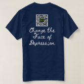 ; have Depression_QRコード Tシャツ (デザイン裏面)