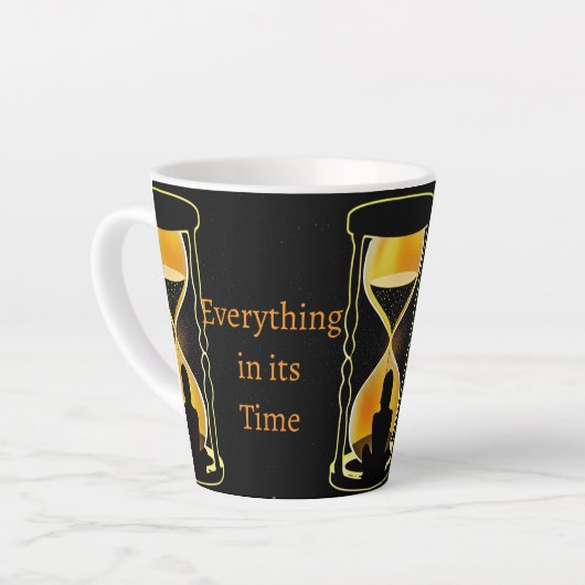 Have Faith カフェラテマグ (左アングル)