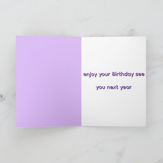 Have Fun Golden Retriever Folded Greeting Card カード (内部)