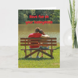 Have fun on your honeymoon. カード
