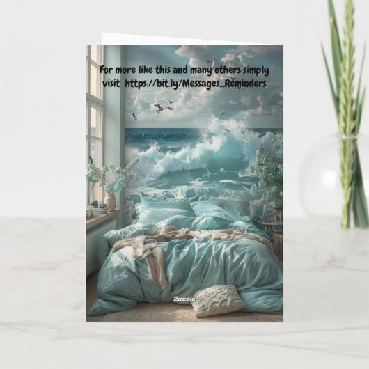 Have fun on your honeymoon. カード (裏面)