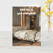 Have fun on your honeymoon. カード (黄色い花)