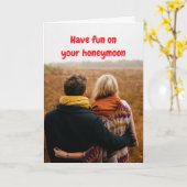 Have fun on your honeymoon. カード (黄色い花)