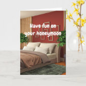 Have fun on your honeymoon. カード (黄色い花)