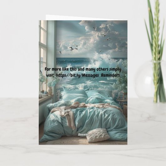 Have fun on your honeymoon. カード (裏面)