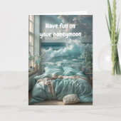 Have fun on your honeymoon. カード (正面)