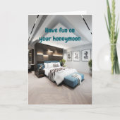 Have fun on your honeymoon. カード (正面)