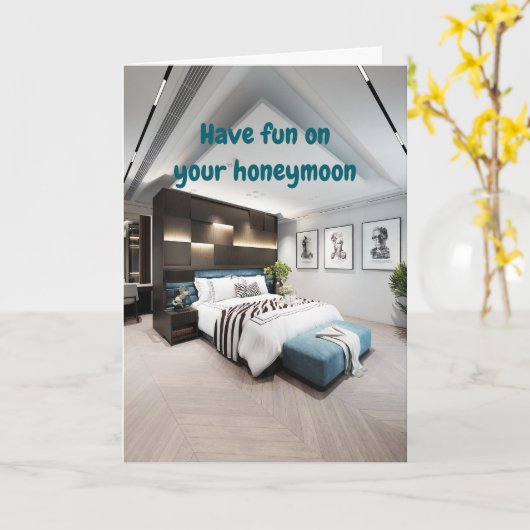 Have fun on your honeymoon. カード (黄色い花)