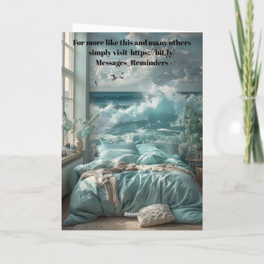 Have fun on your honeymoon. カード (裏面)