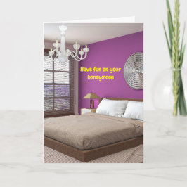 Have fun on your honeymoon. カード