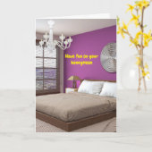 Have fun on your honeymoon. カード (黄色い花)