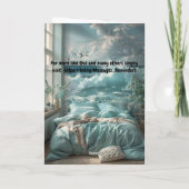 Have fun on your honeymoon. カード (裏面)