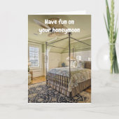 Have fun on your honeymoon. カード (正面)