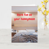 Have fun on your honeymoon. カード (黄色い花)