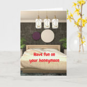 Have fun on your honeymoon. カード (黄色い花)