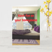 Have fun on your honeymoon. カード (黄色い花)