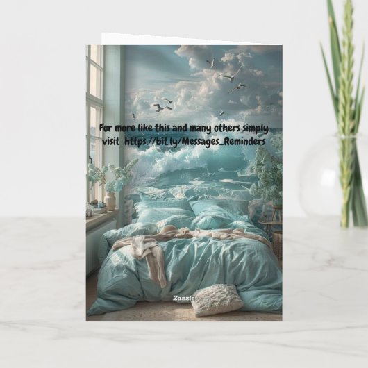 Have fun on your honeymoon. カード (裏面)