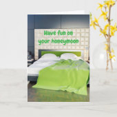 Have fun on your honeymoon. カード (黄色い花)