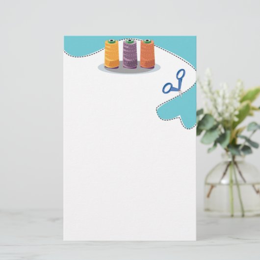 Have fun sewing 便箋 (スタンド正面)