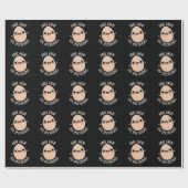 Have Great Egg-spectations Funny Egg Pun Dark BG ラッピングペーパー (フラット)