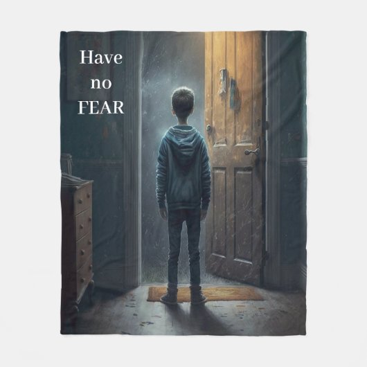Have no Fear フリースブランケット (正面)