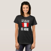 Have No Fear The Peruvian Is Here Peru Flag Pride  Tシャツ (正面フル)
