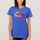 Have trini - will FETE (あなたの名前) Tシャツ (正面)