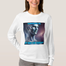 Have you Tried AI - Women's White Long Sleeve Tシャツ
