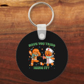 Have You Tried Icing It Funny Gingerbread Rn Nurse キーホルダー (正面)