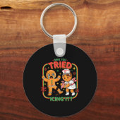 Have You Tried Icing It Gingerbread Funny Nurse Ch キーホルダー (正面)