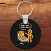 Have You Tried Icing It Gingerbread Nurse Christma キーホルダー (正面)