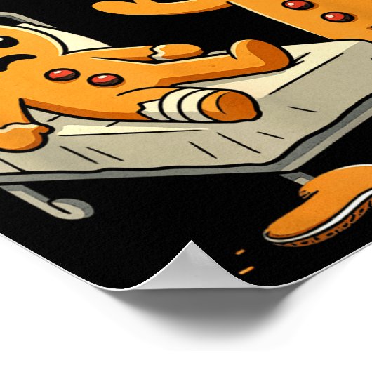 Have You Tried Icing It Gingerbread Nurse Christma ポスター (角)