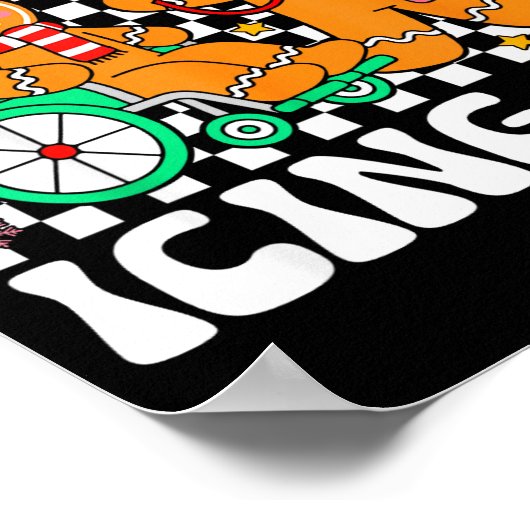 Have You Tried Icing It Gingerbread Nurse Christma ポスター (角)